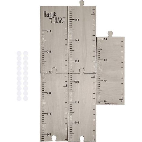Wachstumstabelle für Kinder, Lineal, Messlatte, Wachstumsmesser, Wandmesslatte