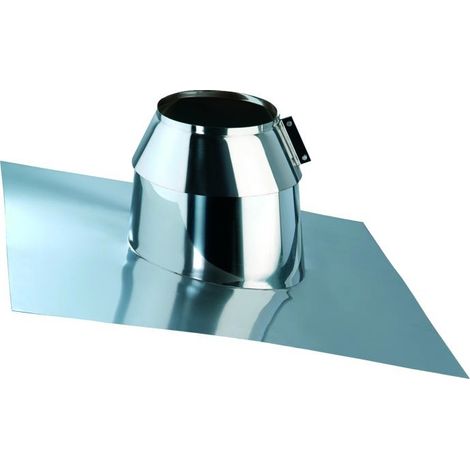 Dachsparren aus Edelstahl für Schrägdächer 5 ÷ 30° mit Aluminiumsockel d.350