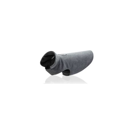 Vêtement d'hiver en coton pour chien, gris bambou charbon - Taille L (1/4)