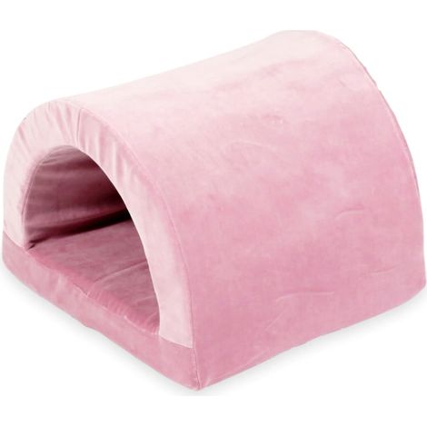 Spielplatzbrücke aus samtweichem, rosa Schaumstoff