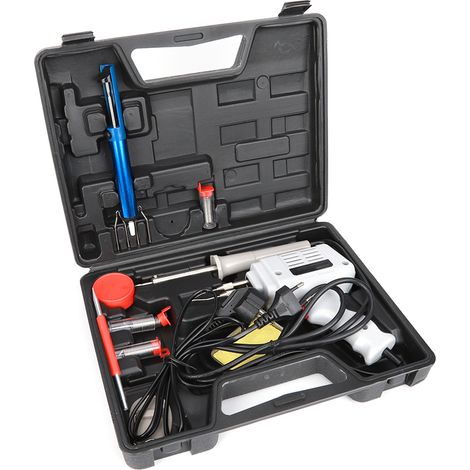 Fer à souder électrique 220V pistolet à étain rapide, outil de soudure professionnel et domestique, prise UE, ensemble complet pour réparation électronique et bricolage. (1/5)