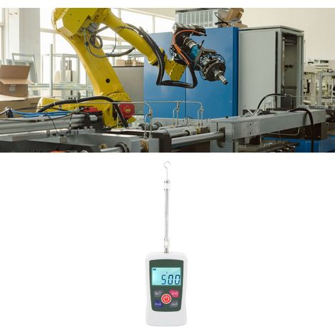 Forcemètre numérique portable 50 N, dynamomètre manuel, changement d'unité, écran rétroéclairé, arrêt automatique (1/5)
