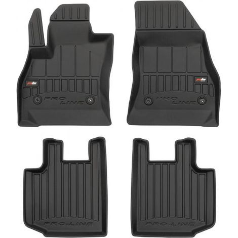 Tappetini in gomma e tappetini per porte Fiat 500L 2012-2020 3D