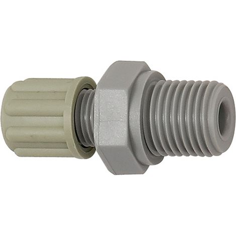 Riegler Gerade Einschraubverschraubung G 1/8 a., für Schlauch 8/10 mm, PA (1/3)