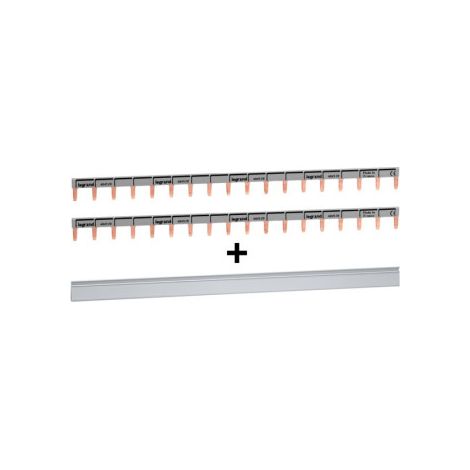 Legrand - Peignes HX3 Phase + Neutre 18M + Cache dents Legrand - Ru00e9f. : 404928x2+404988 (1/4)