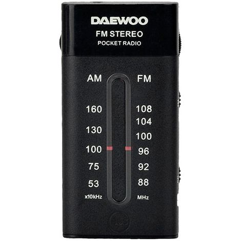 Radio Portátil Daewoo DW1109/ Negra