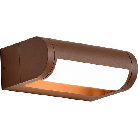 V-TAC PRO Applique LED da Esterno 10W Orientabile 1550 lm 3000K Marrone corten Chip CREE IP65 243446 (1/5)