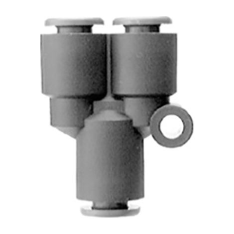 Raccord en Y SMC KRU vers Enfichable 6 mm Enfichable 6 mm ( Prix pour Sachet de 10 )