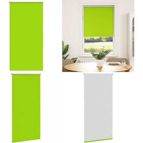 vidaXL Verdunkelungsrollo Grün 80x130 cm Stoffbreite 75,7 cm Polyester (1/5)