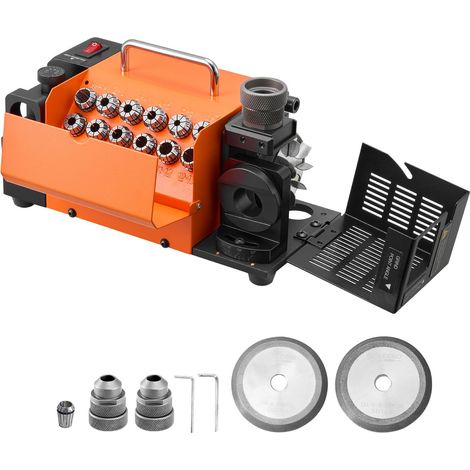 Affûteur de forets MR-13B, 3-15mm, avec angle de dépouille réglable et angle de pointe 95°-135°, 4600 tr/min, 13 douilles, meules CBN et SDC. (1/5)