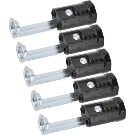 Set mit 10 E12 Bakelitfassungen, 125 V, 70 mm, mit Kabel, für Kerzenhalter und Kronleuchterbirnen (1/5)