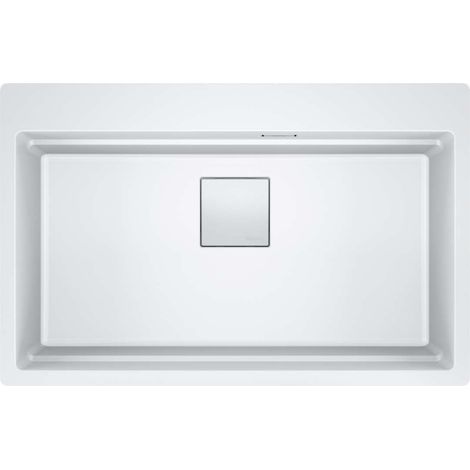 Franke Kubus 2 Pro - Fregadero fragranite KNG PRO 610-73, blanco hielo 114.0751.863 (1/3)