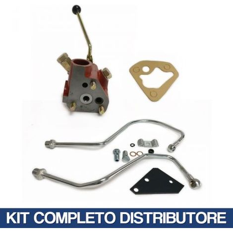 KIT DISTRIBUZIONE DISTRIBUTORE LEVA CORTA SX TRATTORE FIAT SERIE ORO 35909V KIT COMPLETO DISTRIBUTORE (35909+35910)