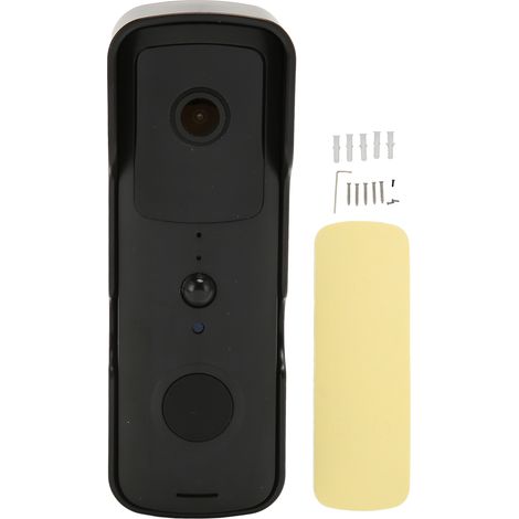 Sonnette vidéo sans fil Tuya pour la maison, avec détection de mouvement intelligente, vision nocturne infrarouge et interphone bidirectionnel. Compatible avec les sonnettes vidéo Tuya.-AquaForge (1/5)