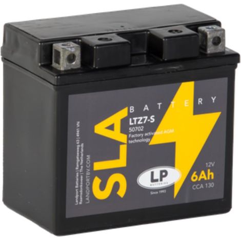 Landport YTZ7-S (MS LTZ7-S) Batterie 12V 6AH 112X69X103 (GTZ7S) wartungsfrei - geflutet (10)