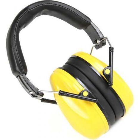 Casque de protection oreille anti bruit. 22,9 dB. Jaune