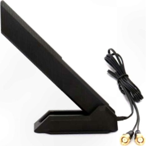 Antenne WiFi 6E double bande 2T2R, adaptée aux bandes 2,4 GHz, 5 GHz et 6 GHz, compatible avec les systèmes de carte mère tels que B660, H670, M13H et Z690. (1/5)