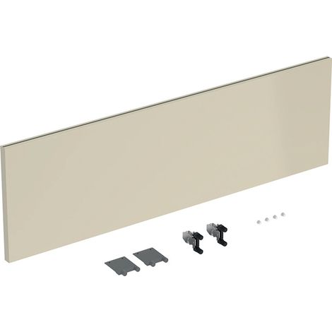 Porte de tiroir GE pour meuble inférieur iCon pour HWB B :75cm, sable-gris brillant
