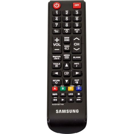 Samsung AA59-00714A - Mando a Distancia de Repuesto para TV, Color Negro
