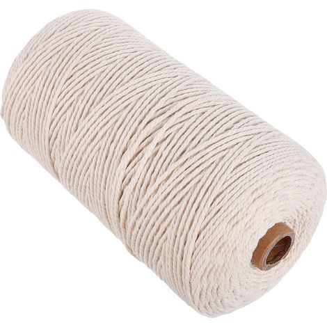 Fil à Saucisse en Coton 2 Mm 300 M – Outil d'emballage de Viande Solide – Ficelle Professionnelle pour Jambon, Saucisses, Charcuterie – Usage la Cuisine et Commerce – Bobine 450 G (1/5)