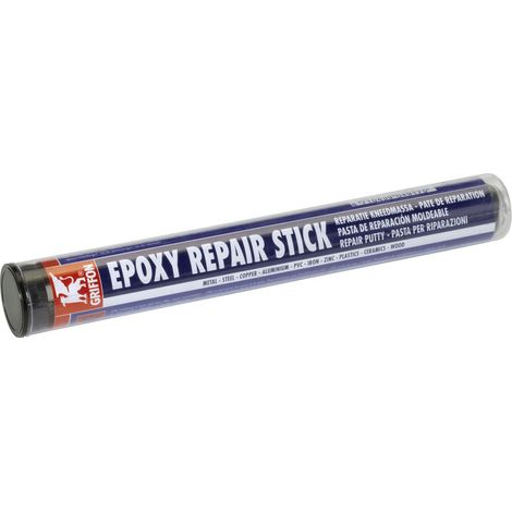 Griffon – Colle époxy 114g pour acier, bois, céramique – Résistante à l'eau et aux produits chimiques – Durcissement rapide – 6152402 (1/5)