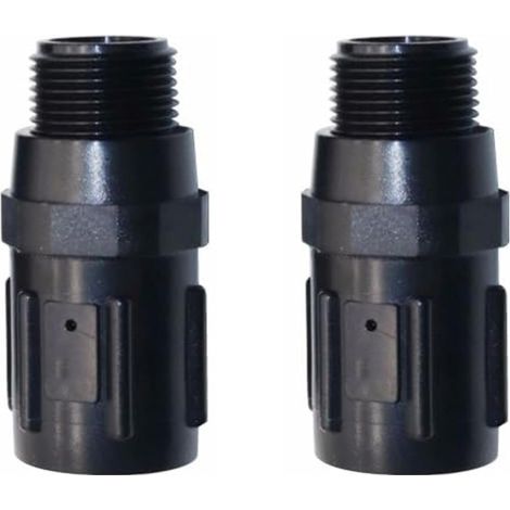 Druckregler – 2er-Pack – Schwarzes ABS – 45 PSI – Tropfbewässerungssystem – 7,4 x 3,2 cm (1/5)