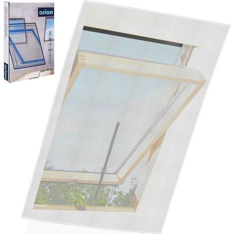 Mosquitera para ventana de tejado, blanca, 140x120 cm (1/5)