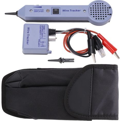 Cable Tester, Cable Tester, Induction Amplifier, Portable Cable Sound Detector for Line Tracing, Short Circuit Testing, Free, Occupied, Detection (1/4)