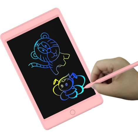 LCD-Schreibtablett 10,5 Zoll, Zeichenblock, farbenfrohe Schreibtafel mit magnetischem Stift