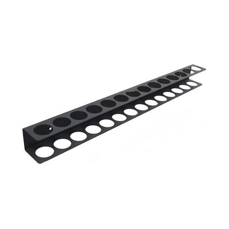 Soporte de herramientas de pared,Soporte para alicates de 40 cm,Soporte para destornillador de 40 cm,Acero al carbono,Color negro (1/5)