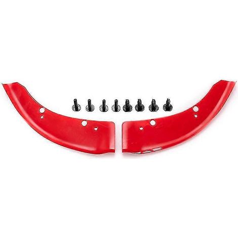 Bracingo Frontstoßstangen-Splitter-Schutzlippe, Diffusor-Schutzabdeckung, passend für Dodge Charger SRT Scat Pack 2015-2019 – Rot