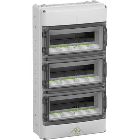 Spelsberg Cuadro de distribución exterior gris 42 unidades