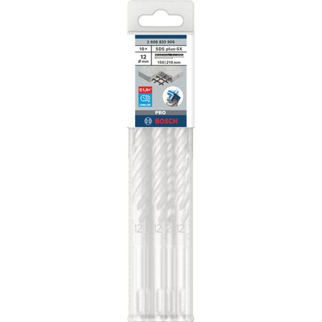 Bosch PRO SDS plus-5X Hammerbohrer 12 x 150 x 210 mm - 2608833906