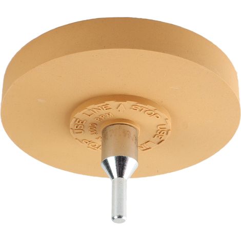 Roue gomme caoutchouc brune outil pneumatique décolle autocollant colle peinture lot 3 pcs adaptateur tige cercle protection (1/5)