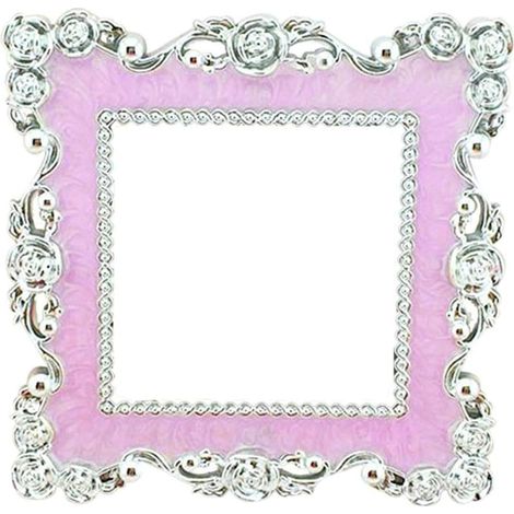 Autocollants carrés en plastique rose pour interrupteur (1/5)