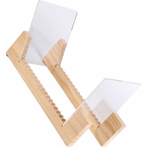 Support Rangement Disques Vinyles & CD – Présentoir Bois Empilable, Design Moderne