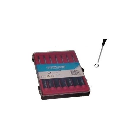 Set cacciaviti/giraviti precisione professionali tipo torx 7 pezzi cromo vanadio
