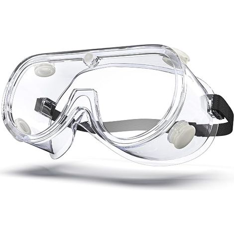 Klare, wind- und staubdichte Schutzbrille, beschlagfreie Arbeitsbrille für Damen und Herren (1/4)
