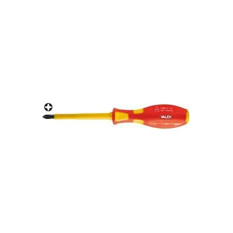 Cacciavite isolato 1000V a croce phillips PH 1X 75MM 1463834 VALEX
