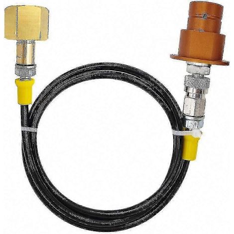 Externer CO2-Adapter mit Schlauch für SodaStream Duo, W21.8 Schnellanschluss, G3/4 Gewinde, komplettes Anschlussset, externe Gasflasche. (1/3)