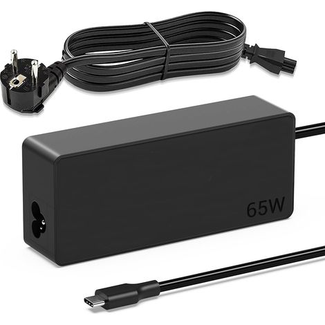 Chargeur 65W USB C Ordinateur pour Lenovo 20V 3,25A Alimentation Type C (1/5)