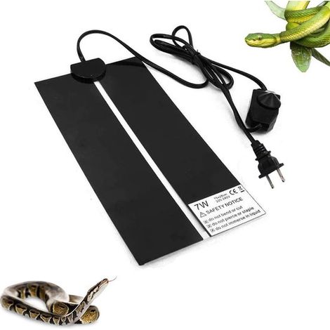 Tapis chauffant pour plantes - 15 x 28 cm - 7 watts - avec variateur - pour poussins, reptiles, amphibiens et oiseaux (1/5)