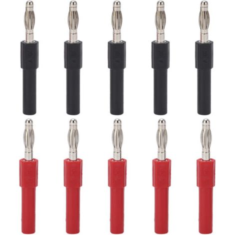 BUNTHAUS 5 ensembles J.20012 Connecteur banane 4 mm mâle vers 2 mm femelle Adaptateur multimètre (1/5)
