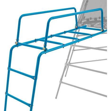 Rampe pont de singe bleu pour aire de jeux métal EXPLORER TOUR