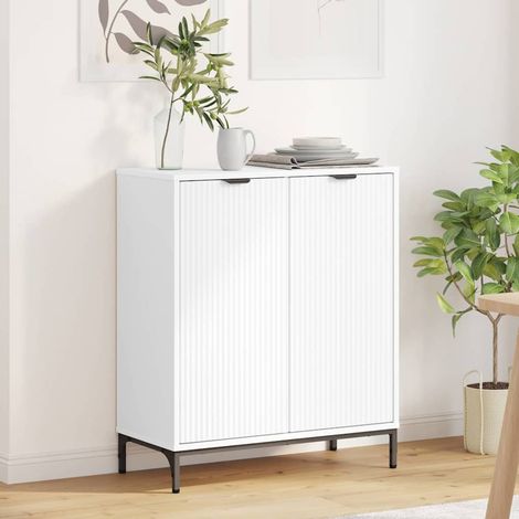 Sideboard Weiß 69,5 x 33 x 82 cm Holzwerkstoff