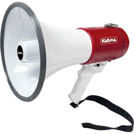 Megafono Gt 1223Li 15W Ricaricabile Con Sirena E Fischietto