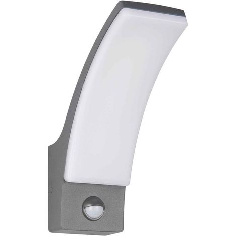 Applique da esterno LED c/sensore movimento, antracite, H 23 cm, Beja (1/5)