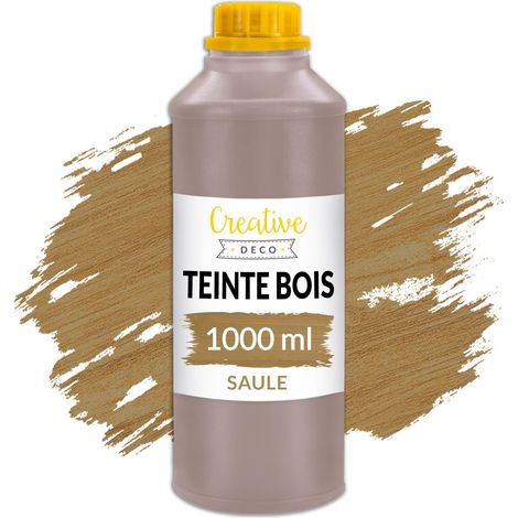Teinte et Protection Bois à Séchage Rapide Saule 1L
