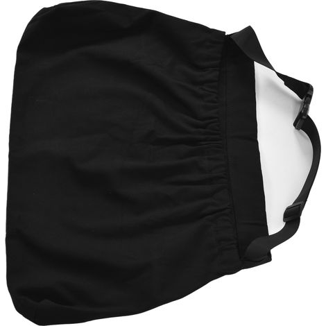 Sac de Cueillette Ceinture Pliable, Grande Capacité Toile Oxford pour Fruits et Légumes, Noir Extérieur