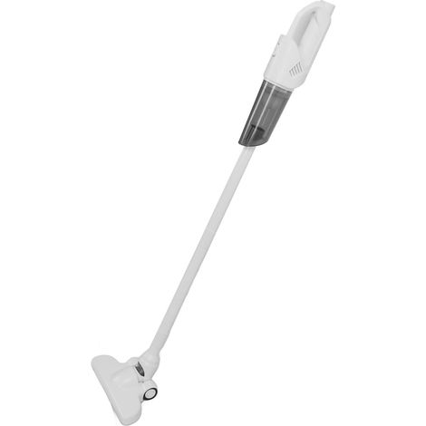 Aspirateur balai sans fil léger 2 en 1 puissant, blanc, pour sols et surfaces multiples, portable et compact (1/5)